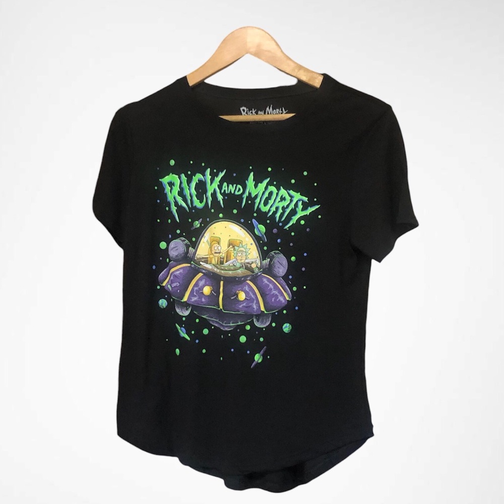 Rick & Morty Adult Swim Graphic T Shirt Large